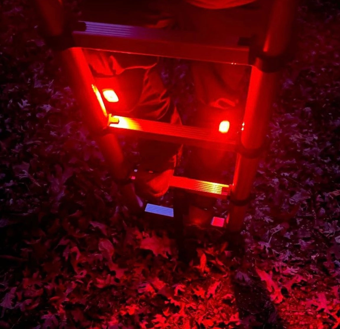 Red Rechargeable LED Garment Lights